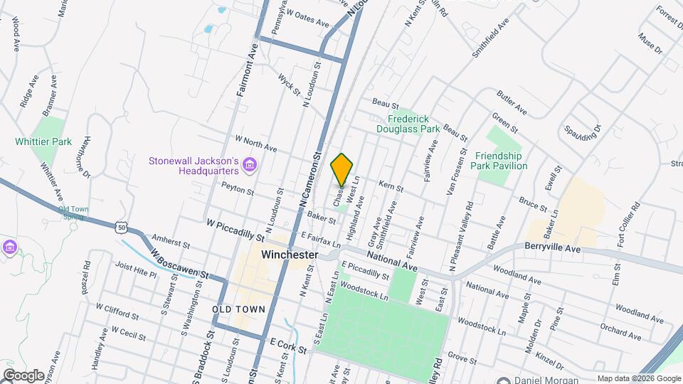 432 Chase St Map and Location Details