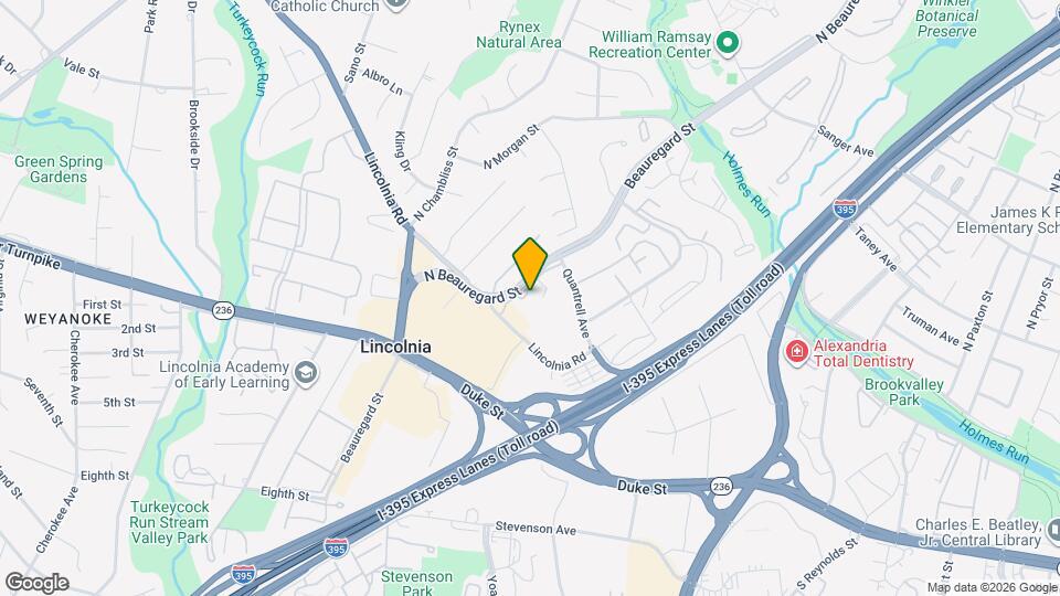 301 BEAUREGARD St N Map and Location Details