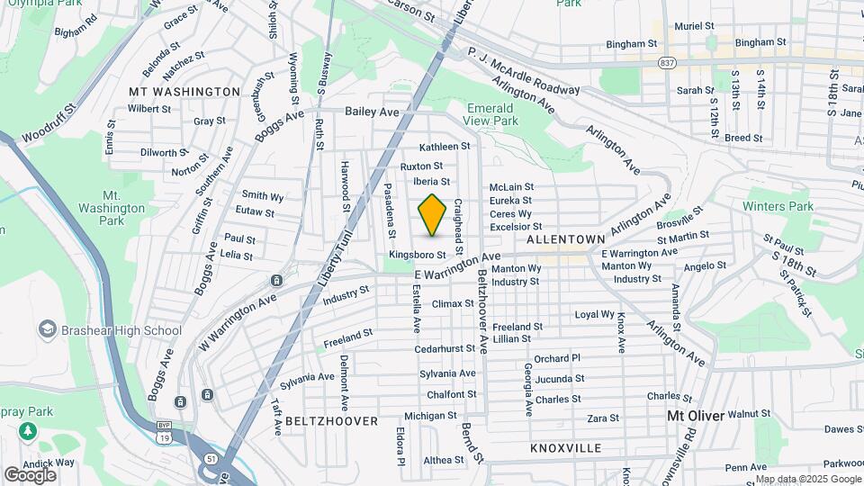 420 Edgemont St Map and Location Details