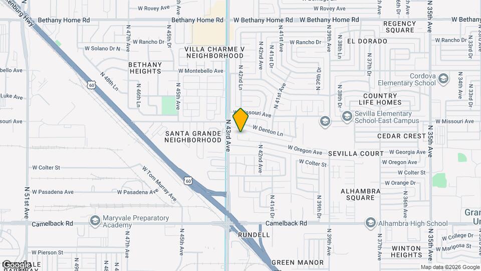 5265 N 42nd Dr Map and Location Details