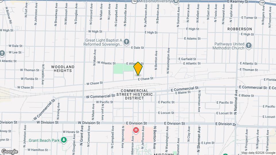 317 E Chase St Map and Location Details