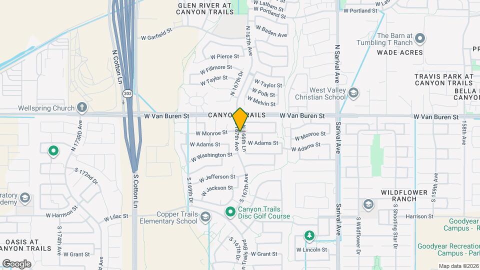 176 N 166th Ln Mapa y Detalles de la Ubicación