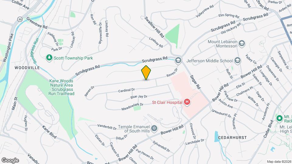 1227 Raven Dr Map and Location Details