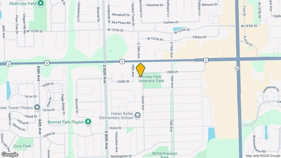 15954 Ozark Ave Map and Location Details