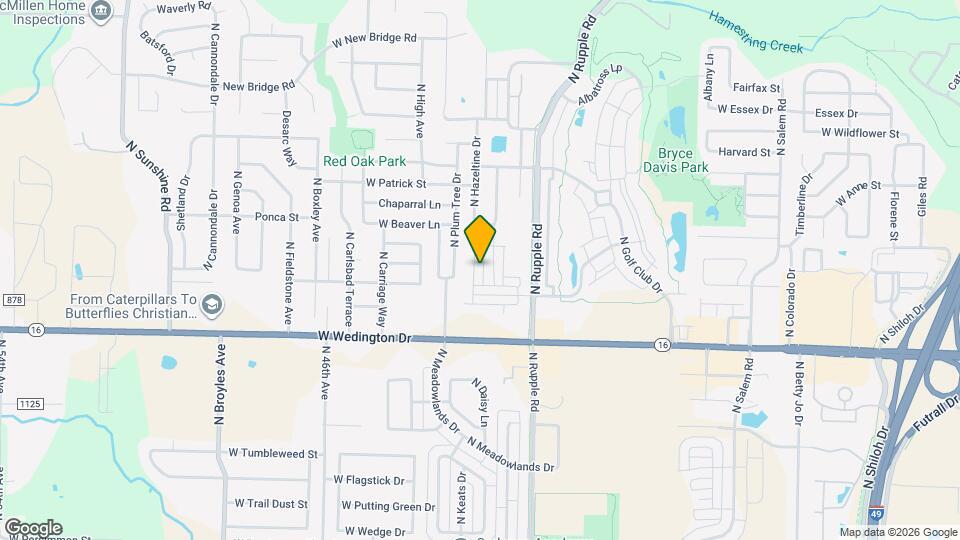 1274 N Sicily Ln, Unit 1 Map and Location Details