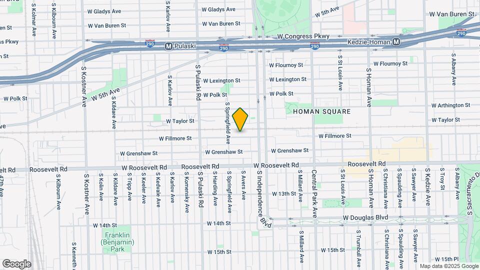 3840 W Fillmore St, Unit G Map and Location Details