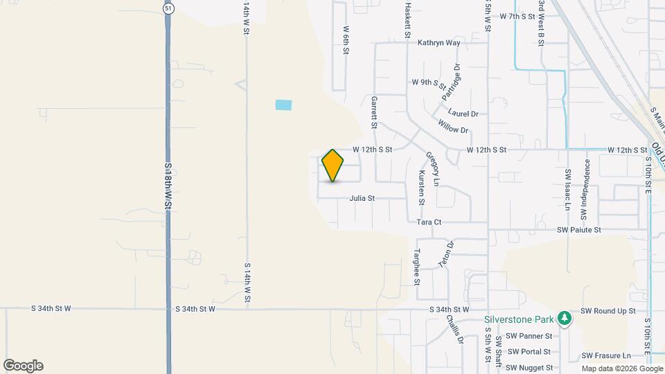 1105 SW Camille Dr Map and Location Details