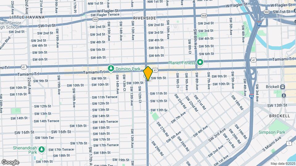 929 SW 12th Ave Map and Location Details