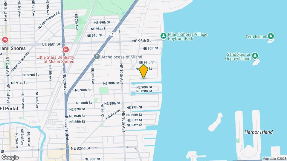 1150 NE 91st St Map and Location Details