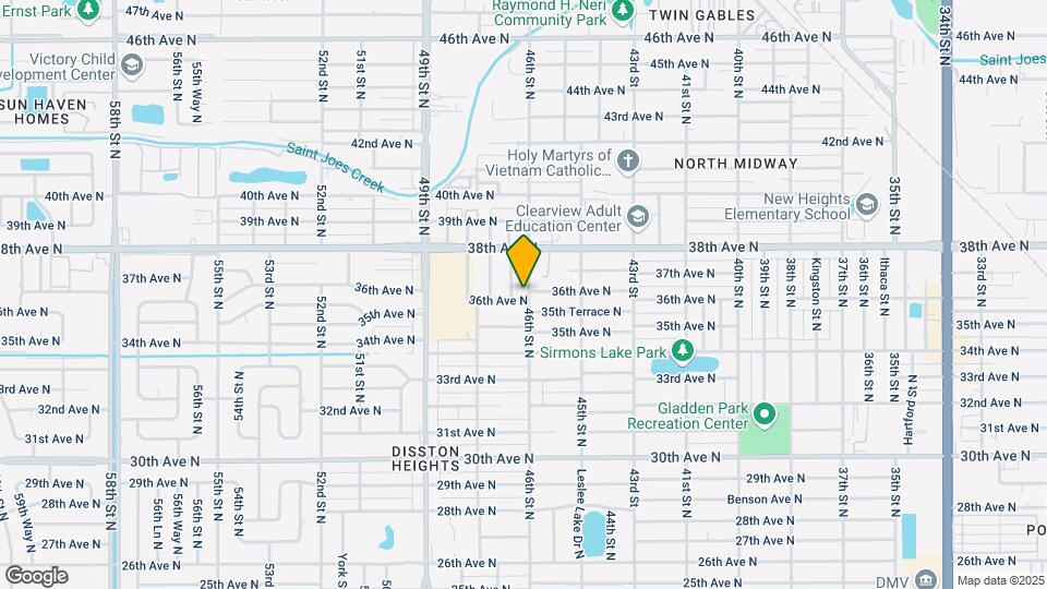 3600 46th St N Map and Location Details