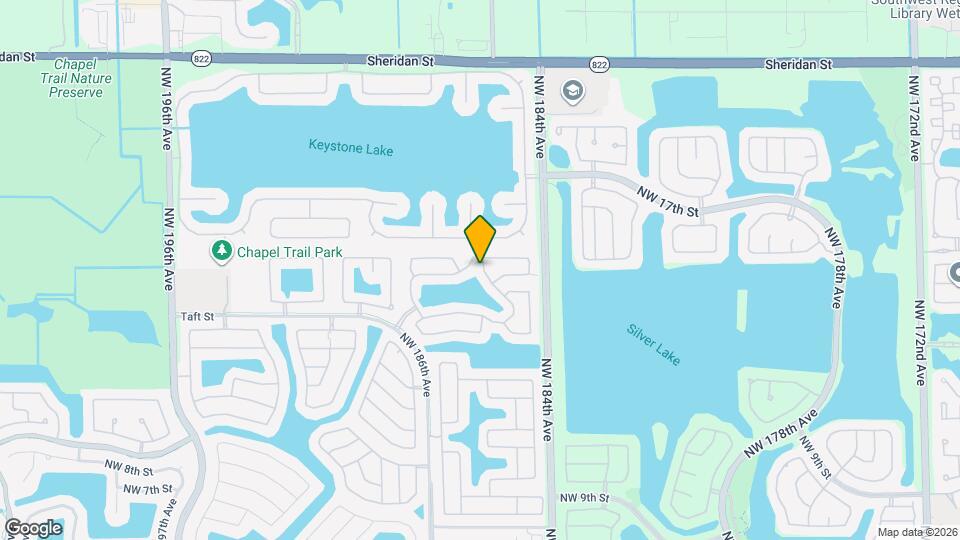 2176 NW 184th Way Map and Location Details