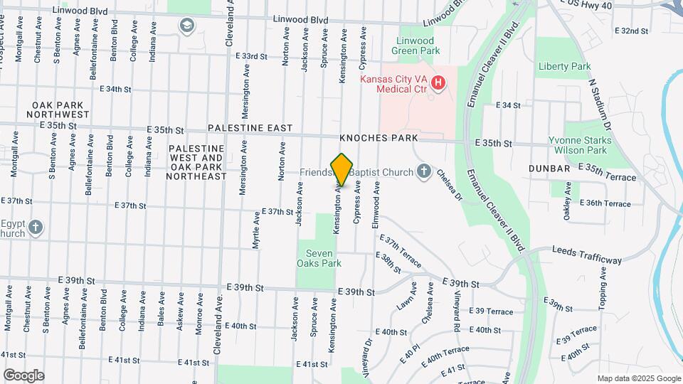 3621 Kensington Ave Map and Location Details