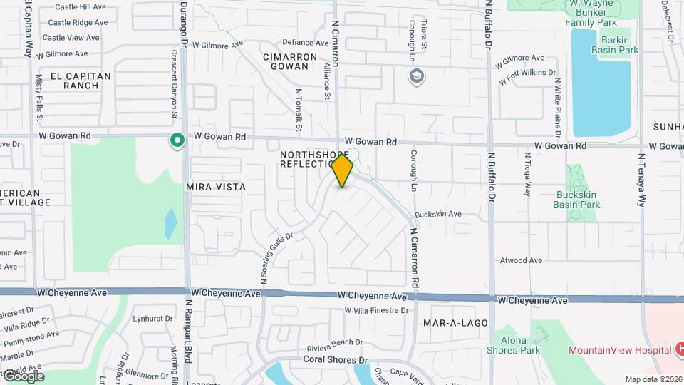 8025 Hurricane Cove Ct Map and Location Details