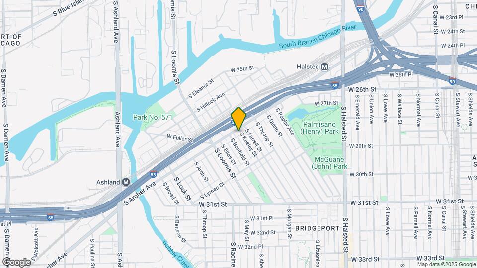 2843 S Archer Ave Map and Location Details