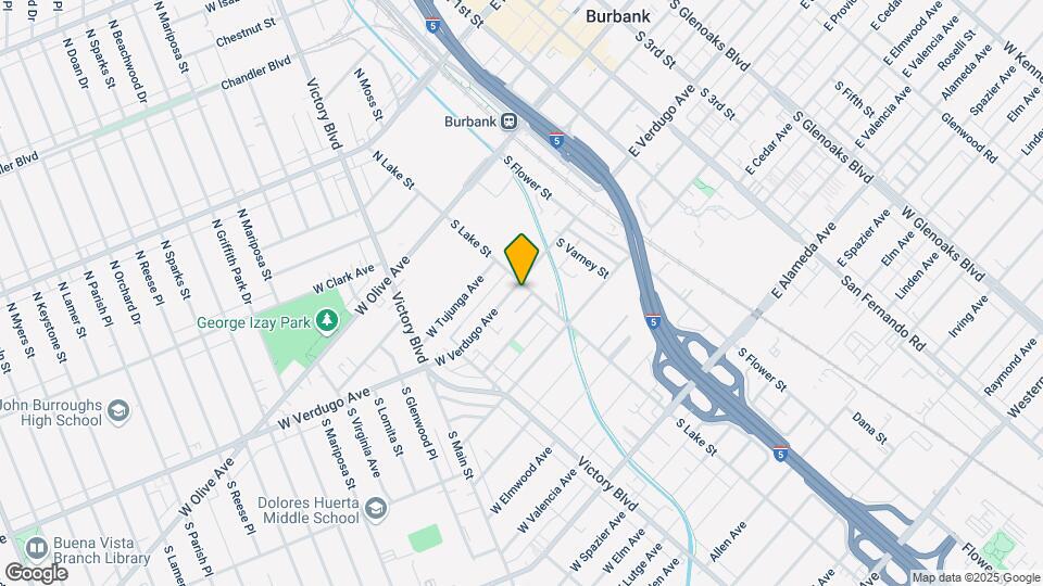 204 W Verdugo Ave Map and Location Details