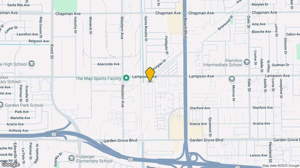 7700 Lampson Ave Map and Location Details
