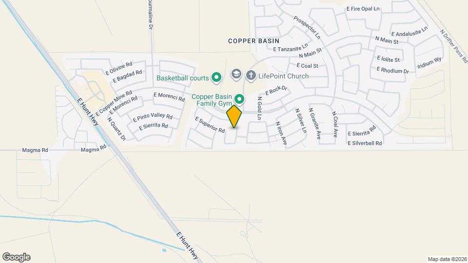 28072 N Limestone Ln Map and Location Details