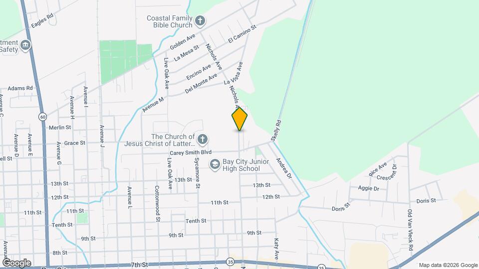 1119 Nichols Ave Mapa y Detalles de la Ubicación