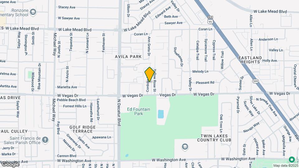 1624 Cordoba Ln Map and Location Details