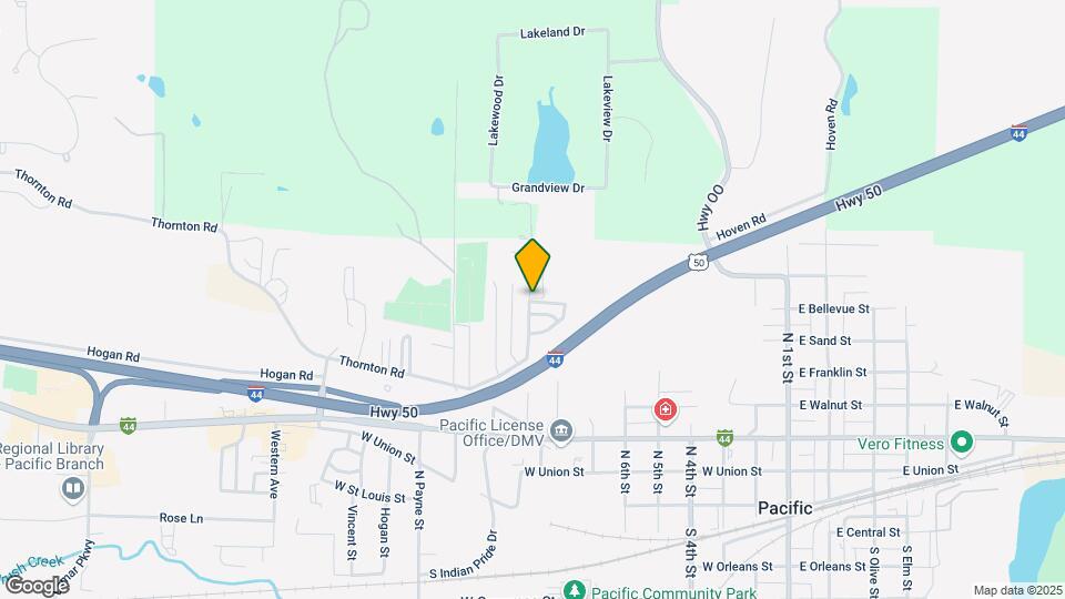 611 Palisades Dr Map and Location Details