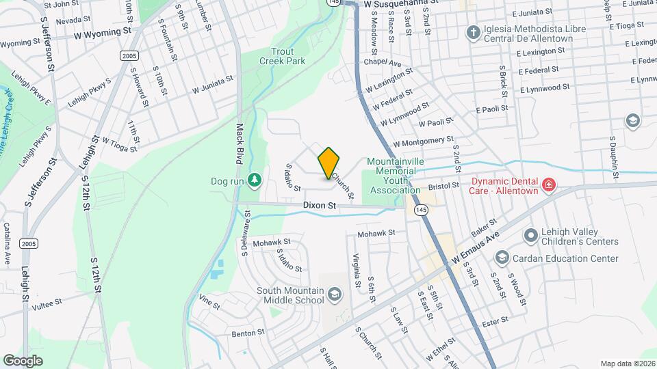 661 W Brookdale St Map and Location Details