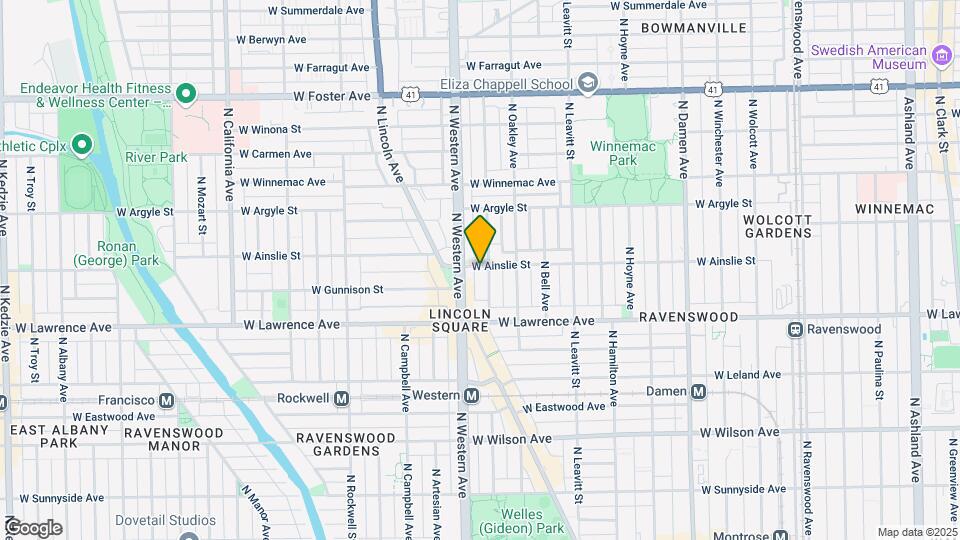 2343 W Ainslie St-Unit -3 Map and Location Details