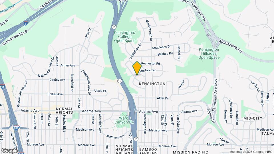 4865 Canterbury Dr Map and Location Details