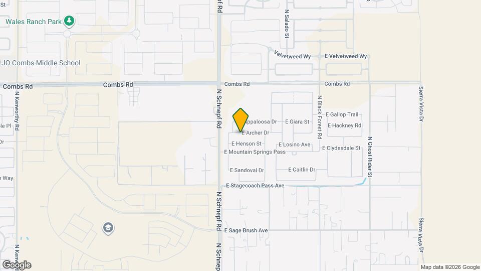 3629 E Archer Dr Map and Location Details