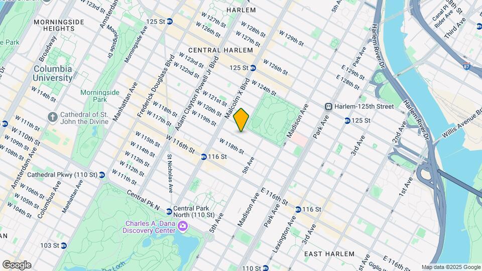 51 W 119th St Map and Location Details