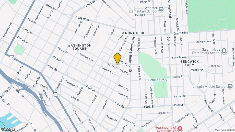 214 1st N St Map and Location Details