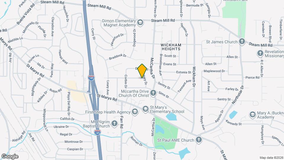 4252 Murrelle St Map and Location Details