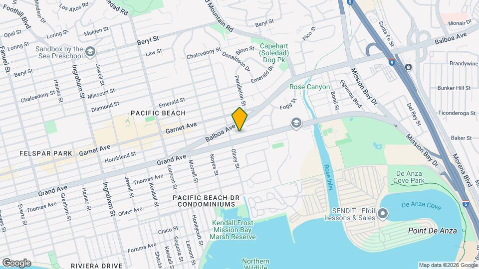 2240 Grand Ave Map and Location Details