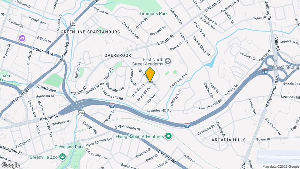 202 Briarcliff Dr Map and Location Details