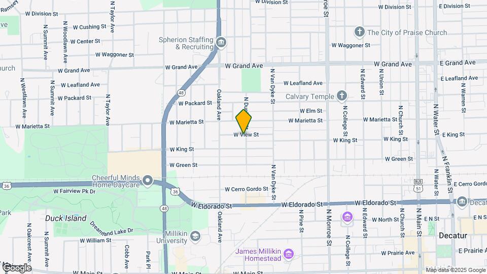 955 N Dunham St Mapa y Detalles de la Ubicación