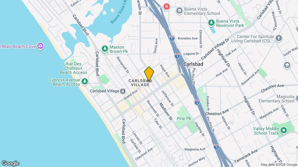 725 Grand Ave Map and Location Details