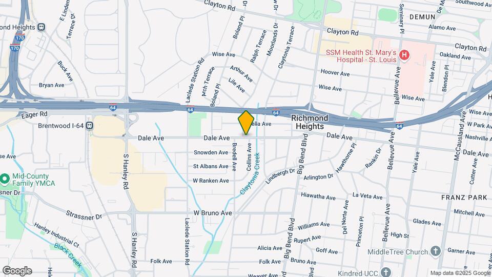 7638 Dale Ave Map and Location Details