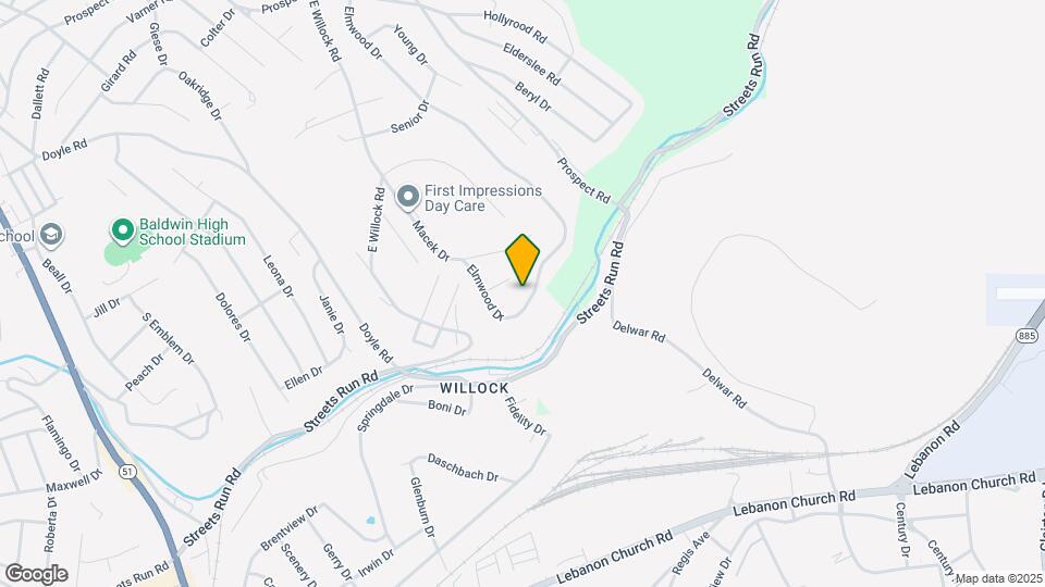 5238 Elmwood Dr Map and Location Details