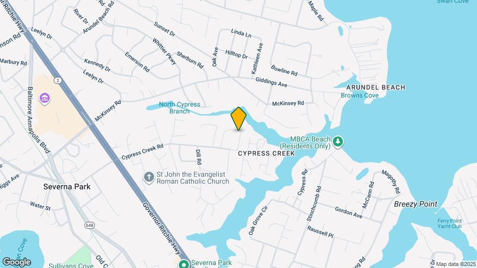 618 Cypress Rd Map and Location Details