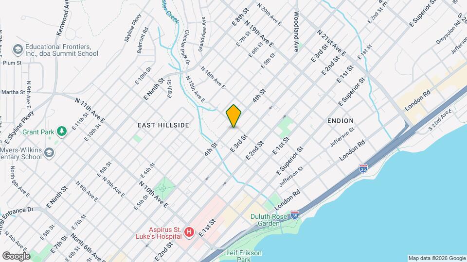 1426 E 4th St Map and Location Details