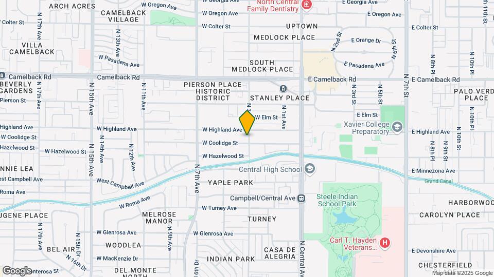 300-302 W Coolidge St Mapa y Detalles de la Ubicación
