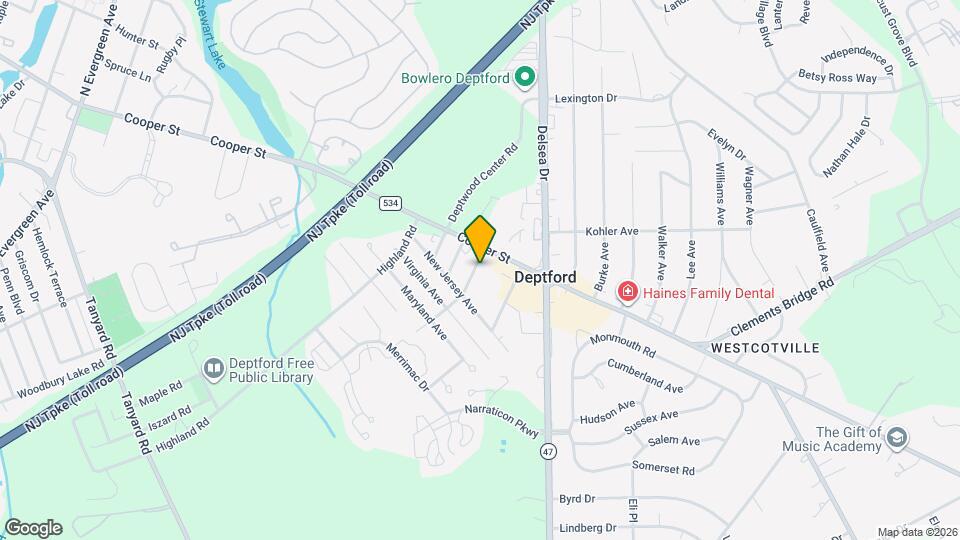 26 Pacific Ave Map and Location Details