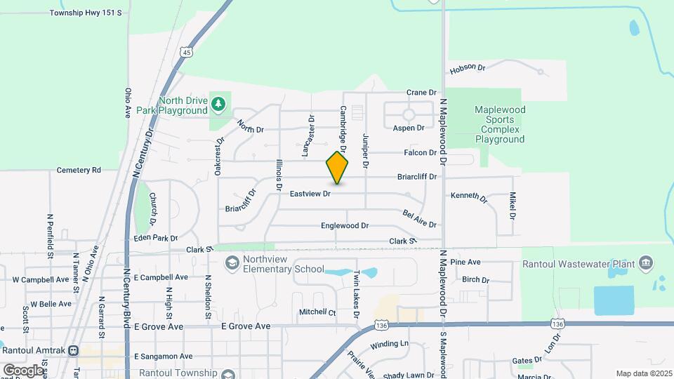 1065 Eastview Dr Map and Location Details
