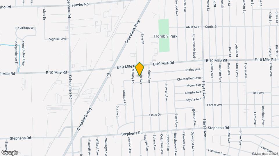 24833 Lauren Ave Map and Location Details