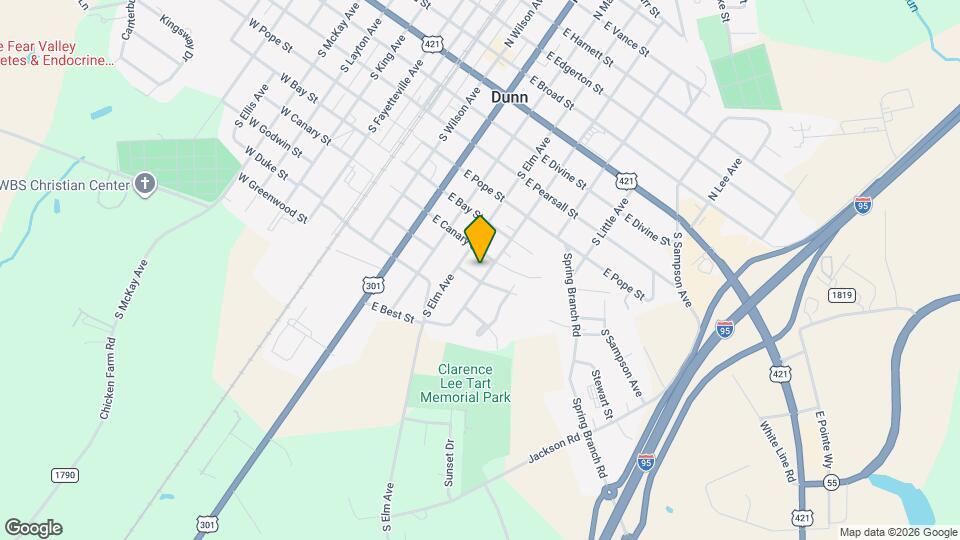 706 S Washington Ave Map and Location Details