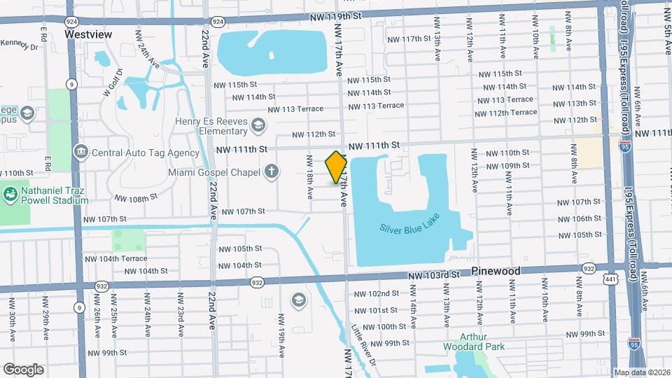 1710 NW 109th St Map and Location Details