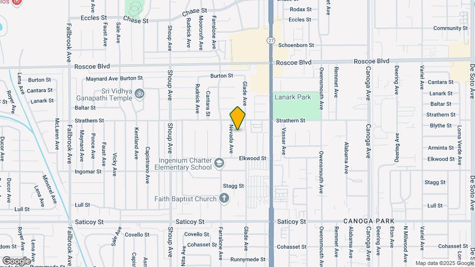 22116 Blythe St Map and Location Details
