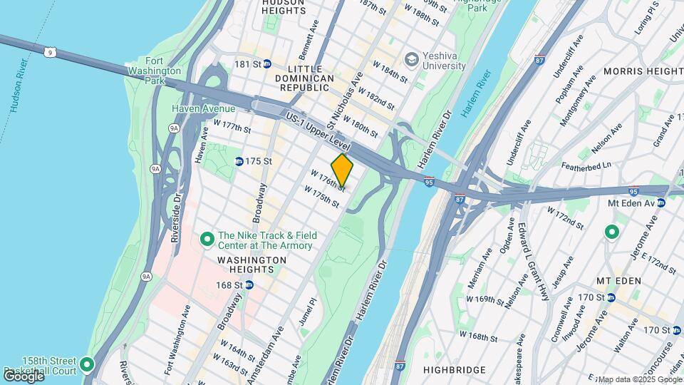 502 W 176th St Mapa y Detalles de la Ubicación