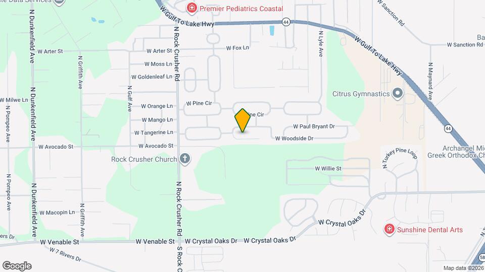 5921 W Woodhill Ct Map and Location Details