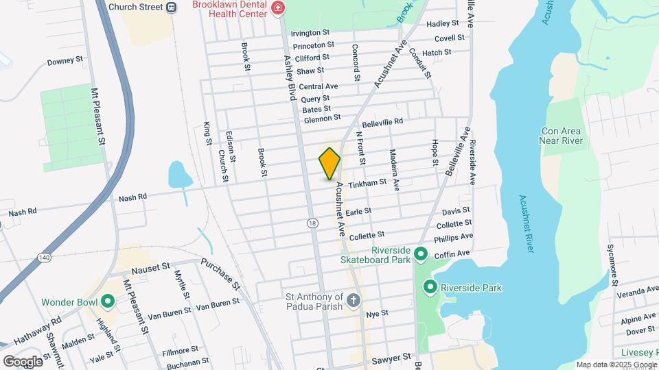 189 Tinkham St Map and Location Details
