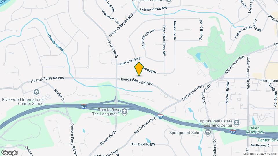 495 Heards Ferry Rd NW Map and Location Details